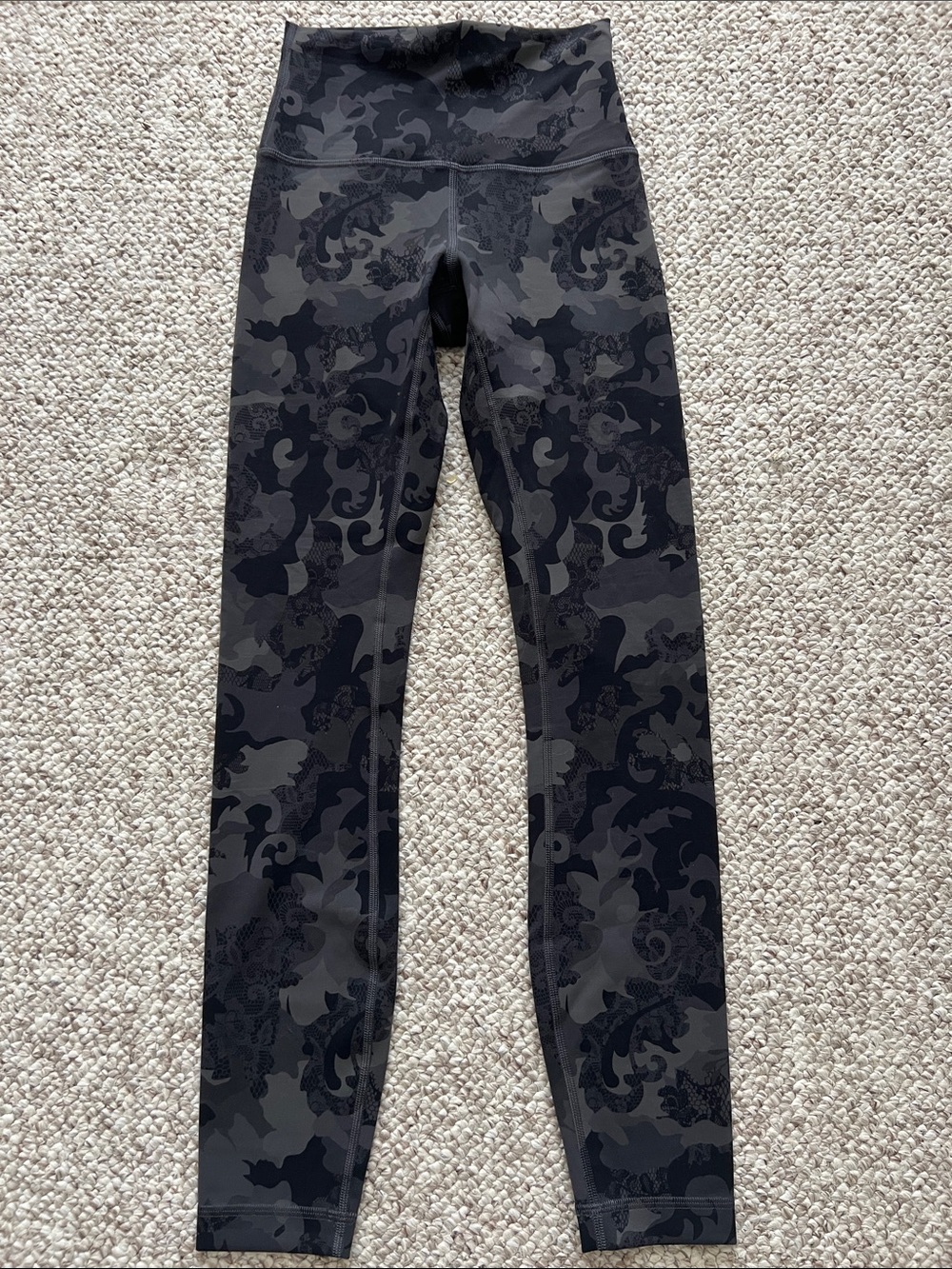 Lululemon Camouflage Print Leggings - Black